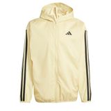 adidas 3 Stripes Kapüşonlu Ceket, L, KTE92, Bej, Erkek