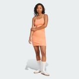 adidas 3-Stripes Mini Dress Kadın Elbise Turuncu M
