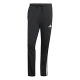 adidas 3 Stripes Sj To Pt Erkek Siyah Eşofman Altı, XS