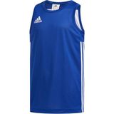 adidas 3G SPEE REV JRS Unisex Çocuk Baketbol Forma DY6620 - 5 - 6 Yaş - Mavi - Beyaz