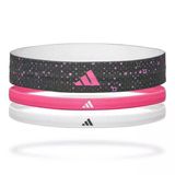 Adidas 3'Lü Pembe Siyah Beyaz Saç Bandı Adac-16160