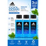 adidas Active Skin & Mind Cool Down Duş Jeli 250 ml - Ferahlatıcı Bakım X 3 Adet