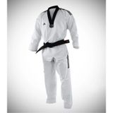 Adidas Adı-start 3 Şeritli Taekwondo Elbisesi Beyaz