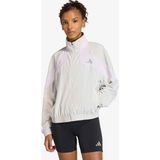 Adidas ADI365 Cheering Kadın Gri Koşu Ceketi.- - XS