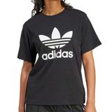 Adidas Adicolor Trefoil Boxy Siyah Kadın T-shirt