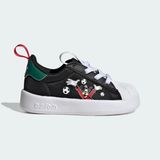 adidas Adıfom Superstar 360 I Bebek Ayakkabı Siyah Suni Deri Düz Tabanlı Erkek Kullanımı İçin IH1752