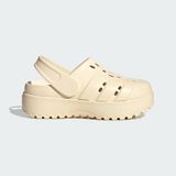adidas Adilette Kadın Ekru Platform Clogs Silikon/Plastik Malzeme ile Rahat ve Modern Tasarım