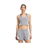 Adidas Adızero Archıve Ctp W Kadın Koşu Crop Üst KH2316 Gri - M