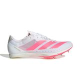 Adidas Adizero Distancestar KI8385 Beyaz Unisex Atletizm Çivili Koşu Spor Ayakkabı