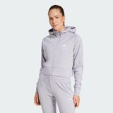 Adidas Aeroready Game And Go Full-Zip Kadın Sweatshirt - XL - Gri