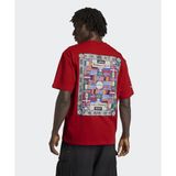 adidas Archive Country Flag T-Shirt Erkek Kırmızı Tişört - KC7914-001