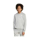 adidas Baskılı Erkek Çocuk Gri Sweatshırt JN2162 J SMI HOODIE