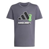 adidas Baskılı Erkek Çocuk T-Shirt, 152, 5003344843, Antrasit, Erkek Çocuk