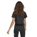 adidas Baskılı Kız Çocuk T-Shirt, 128, KB7295, Siyah, Kız Çocuklar