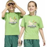 Adidas Baskılı Yeşil Erkek Çocuk T-Shirt JZ3587-K Mc mt Tee - 170 cm