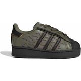 Adidas Bebek Spor Ayakkabı Superstar LED Lıghts Comfort Closure Elastıc Lace Shoes KJ6799 - Yeşil