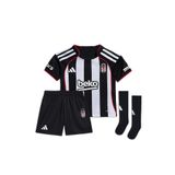 adidas Beşiktaş Mini Set 25-26 Unisex Futbol Forması, 98, 6KS4KD010001, Çubuklu, Üniseks bebek