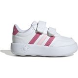 adidas BREAKNET 3.0 CF I Beyaz Kız Çocuk Sneaker - Beyaz - Pembe