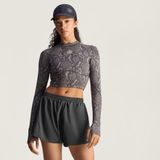 Adidas By Stella Mccartney Training Longsleeve Crop Kadın Tişört - 2XS - Siyah