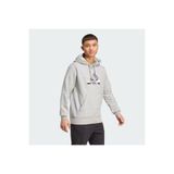 adidas Camo 3B Kapüşonlu Sweatshirt, L, 01-JM6377-2, Gri, erkek