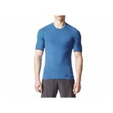 Adidas CE5816 Mavi Rs Ls Tee M Erkek Koşu Tişörtü
