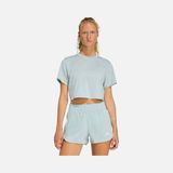 Adidas Climacool Primelift Graphic Crop Kadın Tişört - XS - Yeşil