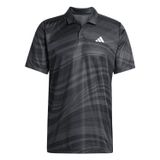 adidas CLUB GRAPH POLO Erkek T-Shirt BLACK/CARBON S