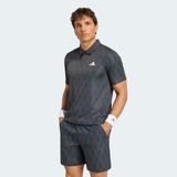 Adidas Club Tennis Climacool Graphic Erkek Siyah Polo Tişört (KS8273) - XL