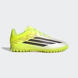 Adidas Çocuk Krampon/Halı Saha Ayakkabısı - Beyaz/Sarı - F50 Club Turf