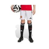 adidas Çocuk Manchester United 25/26 İç Saha Şortu Çocuk Futbol Şortu JP3017 Beyaz