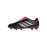 adidas Copa Gloro II Sert Zemin Futbol Kramponu, Siyah/Gümüş Metalik/Güneş Turbo, 12.5 Women/11.5 Men