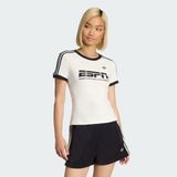 Adidas Cotton Cali Kadın Tişört - XS - Beyaz