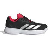 Adidas Courtflash K Unısex Tenis Ayakkabısı JR4451 - Siyah-Kırmızı-Beyaz
