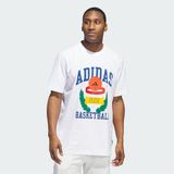 Adidas Crest Basketball Beyaz Erkek T-shirt