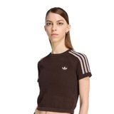 Adidas Crochet Tee Kadın Günlük Tişört KC6480 Kahverengi