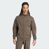 adidas D4T FULL-ZIP HO Erkek Sweatshirt IY1133 - Yeşil - XL