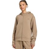 Adidas D4T Kadın Spor Eşofman Üstü - KS3301 - Bej