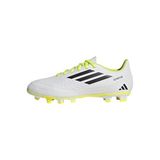 adidas DEPORTIVO III FxG Erkek Sert Zemin Futbol Ayakkabısı/Krampon, ftwr white/core black/team solar yellow 2, 42 2/3