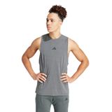 adidas Designed For Training Workout Tank Top Erkek Atlet Gri S