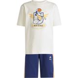 Adidas Disney Mickey Mouse Beyaz Çocuk Şort Tshirt Takım - 140