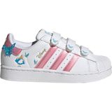 Adidas Disney Superstar II Çocuk Spor Ayakkabı Beyaz - Pembe Konforlu Tasarım Kauçuk Taban Originals IH1735