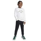 adidas Düz Beyaz - Siyah Erkek Çocuk Eşofman Takımı Jx5261 Crew Set, 110 CM, 5003291634, Beyaz - Siyah, erkek-çocuk