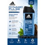 adidas Dynamic Pulse 3'ü 1 Arada Duş Jeli 250 ml - Vücut, Saç ve Yüz
