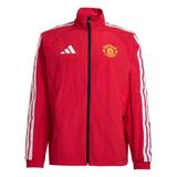 Adidas E4687-KV6731 Manchester United Ev Marşı Ceketi (Kırmızı/M/Erkek)