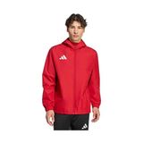 Adidas ENT26 Aw Jkt Erkek Futbol Antrenman Yağmurluk JZ9100 Kırmızı - XL