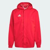 Adidas Entrada 22 All Weather Erkek Kapüşonlu Ceket - M - Kırmızı