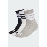 adidas Erkek 3s Ess C Mıd 3p Çorap - Gri