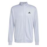 adidas Erkek Antrenman Temelleri Tüm Set 3 Şeritli Örgü Eşofman Üstü, halo gümüş/siyah, XXL