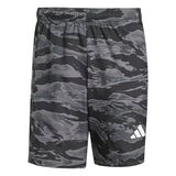 adidas Erkek CAMO AOP SHORT Kısa Şort BLACK/GREFIV S 7"