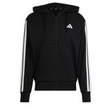 Adidas Erkek Ceket M 3S Ft Fz Hd Jd1877, Siyah, M